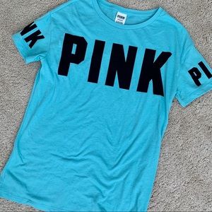 Pink by Victoria’s Secret Shirt Sleeve Logo Tee
